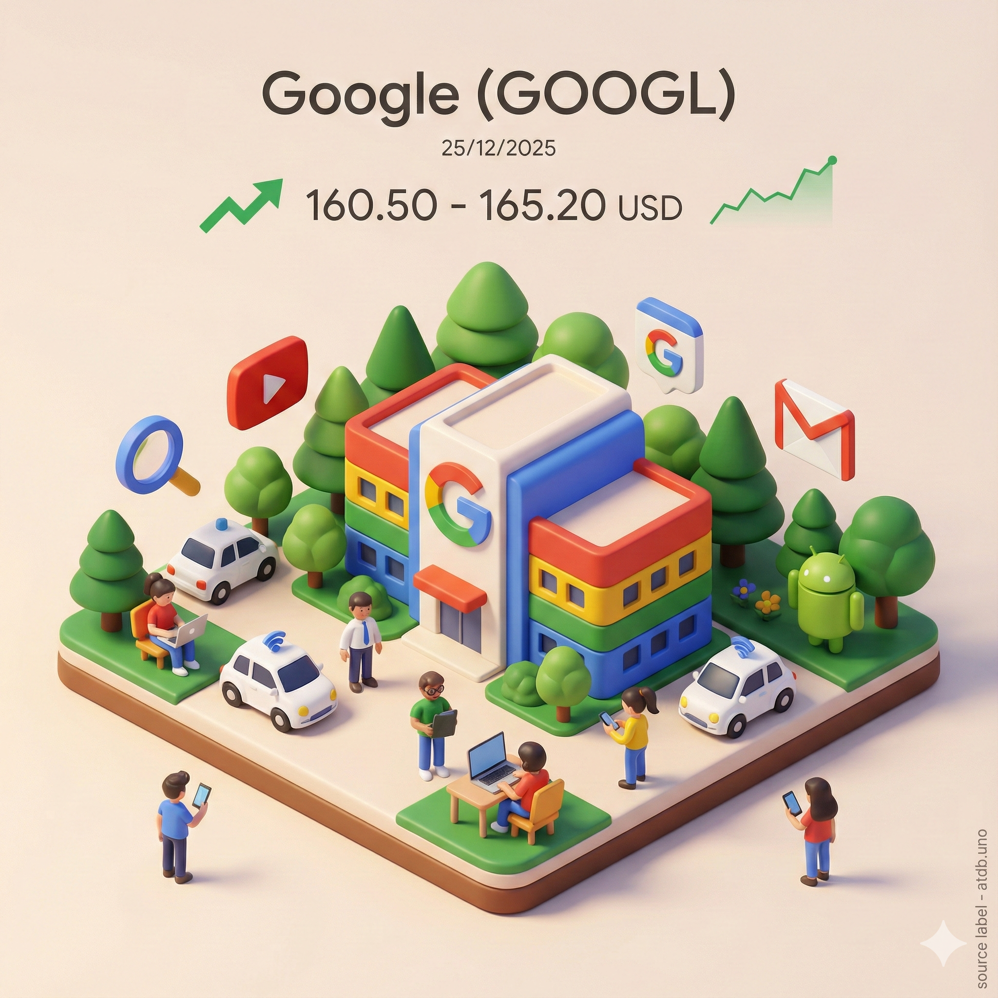 Stock Market Miniature: 3D Company Insight